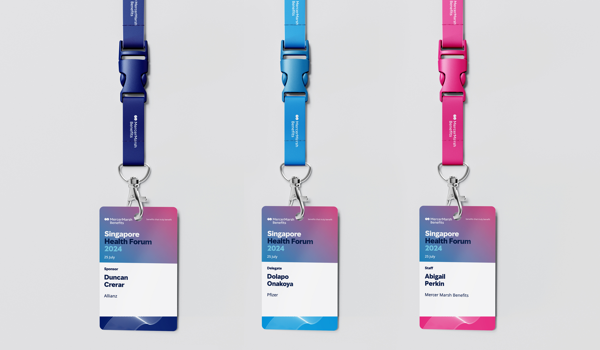 Mercer Singapore Lanyards